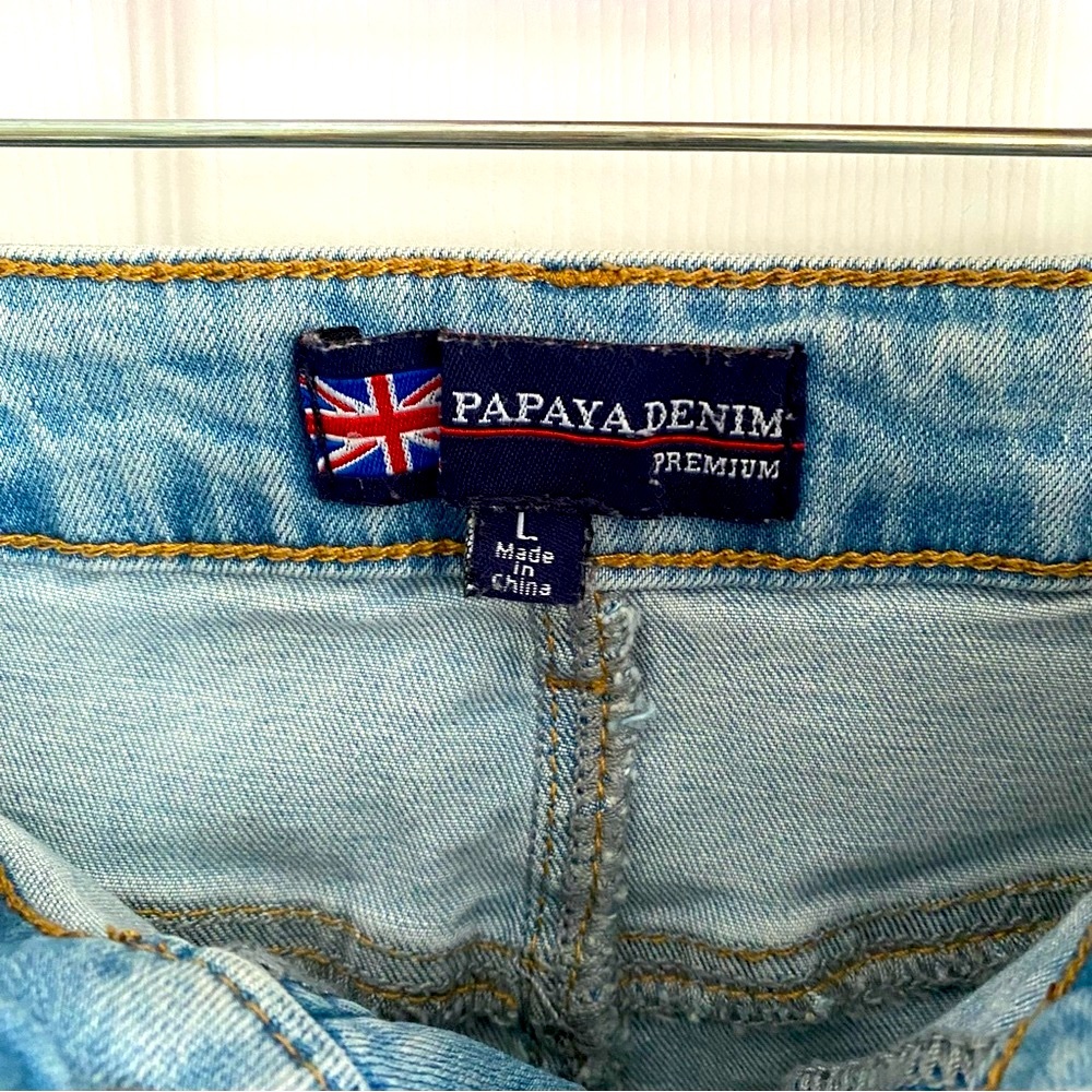 Light Blue Banana Republic Denim Skirt - Picture 4 of 5